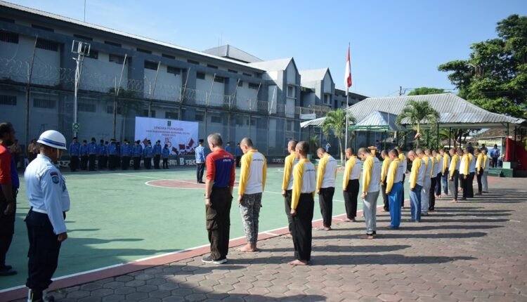 Harkitnas, Lapas Kelas I Malang Maknai dengan Upacara