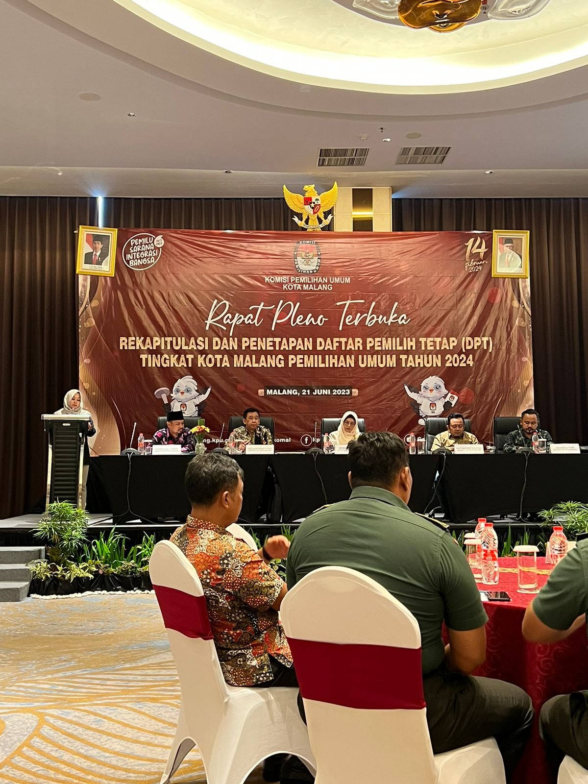 Penetapan DPT Pemilu 2024, Lapas Kelas I Malang Penuhi Undangan KPU Kota Malang