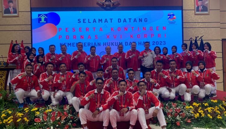 Lapas Kelas I Malang Ikut Pelepasan Atlet Kemenkumham Pornas Korpri 2023 Virtual 1 1A