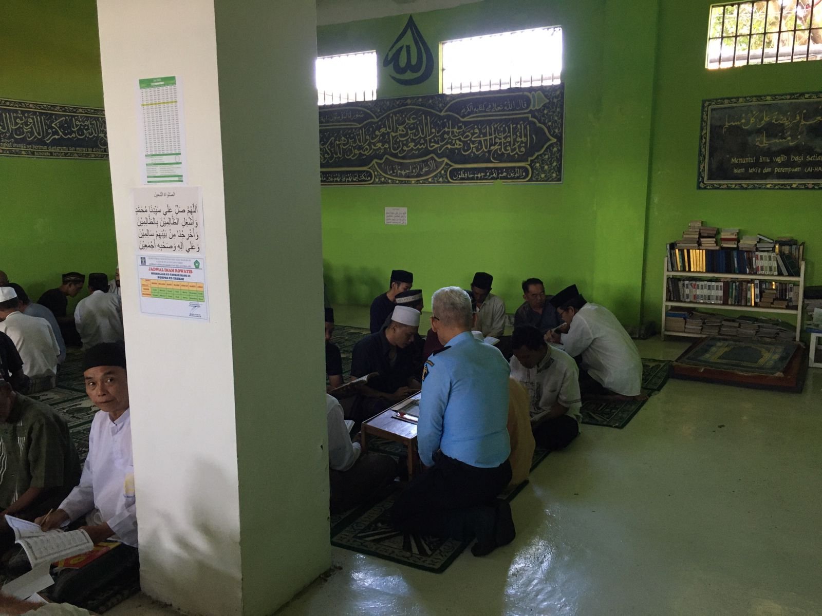 Pembelajaran AlQuran Metode Ummi Dapat Pengawasan Kalapas Kelas I Malang