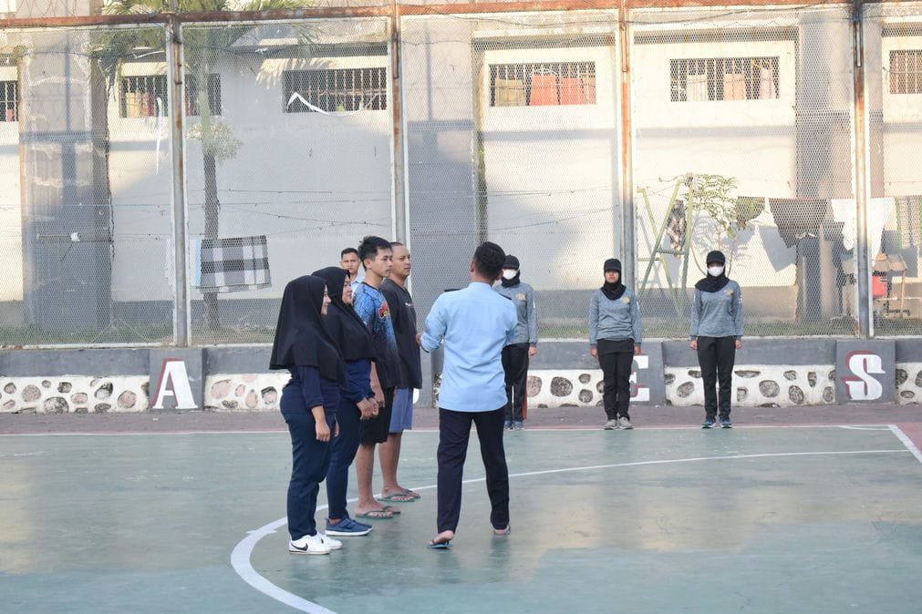 Begini Persiapan Upacara 17 Agustus di Lapas Kelas I Malang