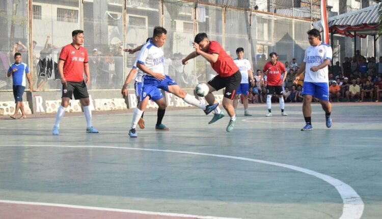 Final Futsal Antar Petugas Lapas Kelas I Malang Meriahkan HDKD dan HUT RI 2023