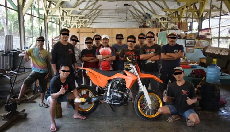 Hasil Modifikasi Motor Trail WBP Lapas Malang Tambah Keren