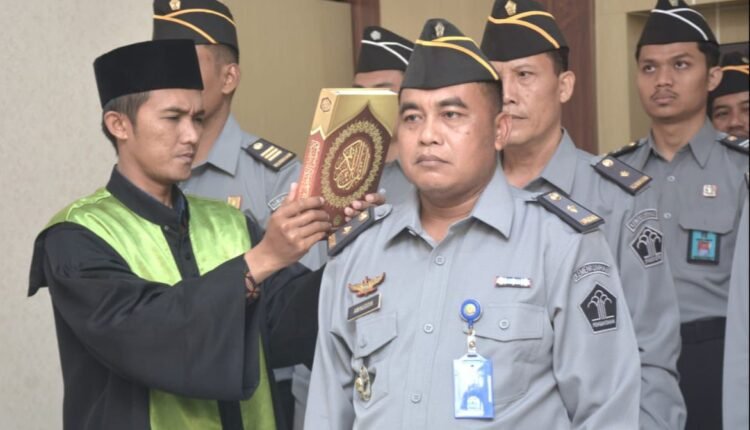 Pengambilan Sumpah Jabatan di Lapas Kelas I Malang