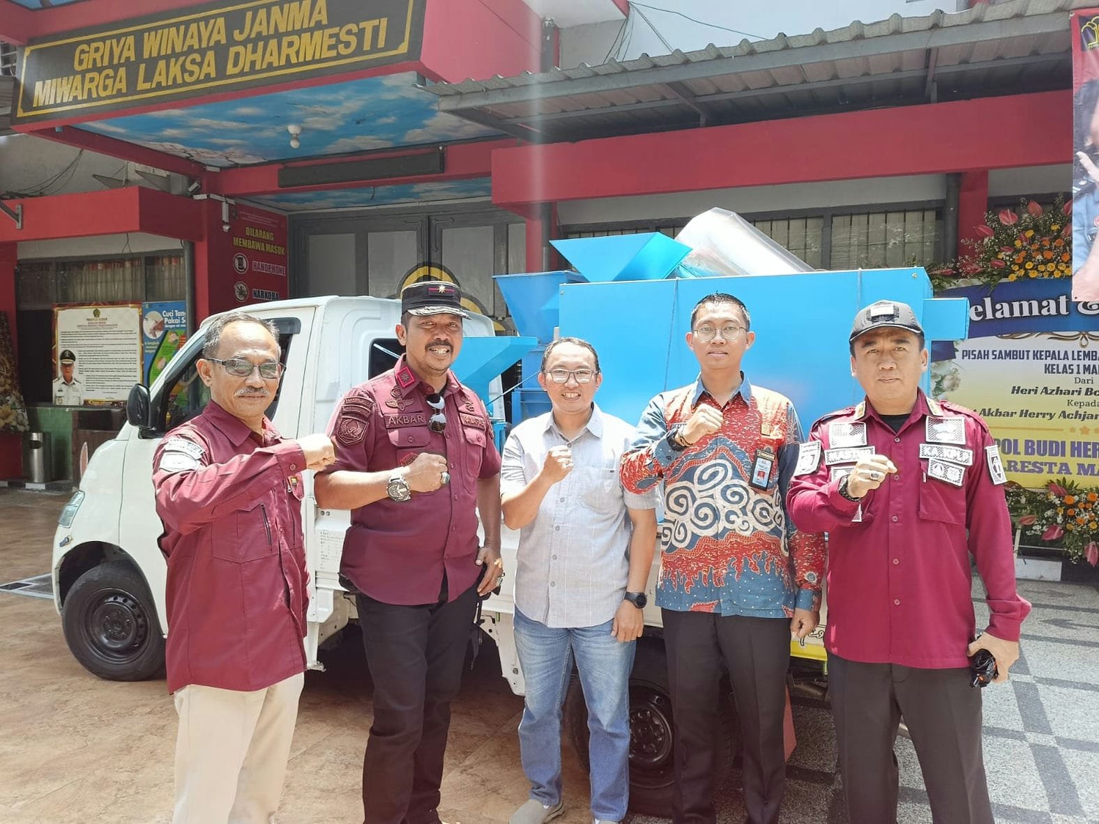 Mesin Pengering Lapas Kelas I Malang dari UM, untuk Gas Pembinaan WBP 1 2 3 2A 2B