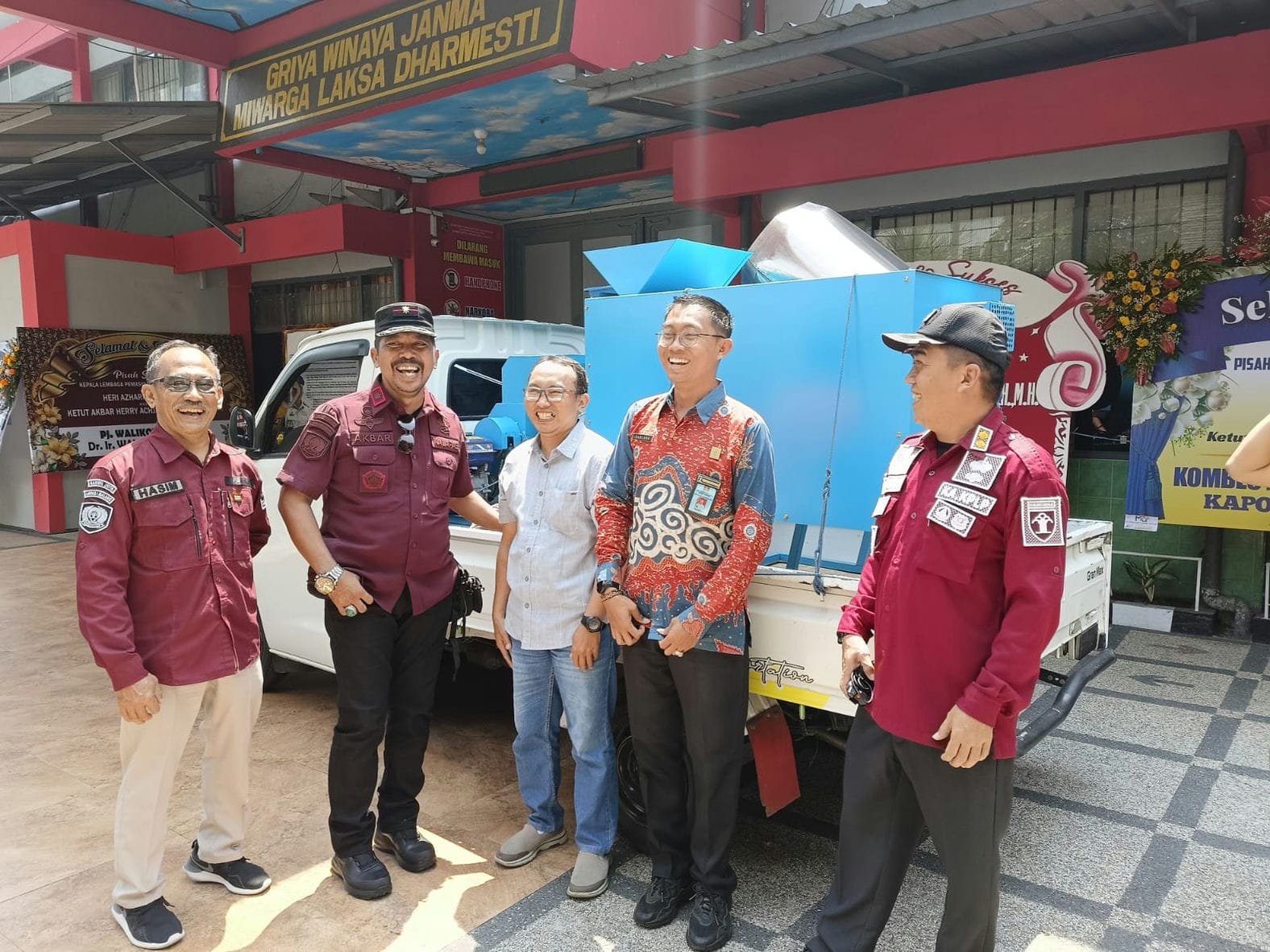 Mesin Pengering Lapas Kelas I Malang dari UM, untuk Gas Pembinaan WBP 1 2 3 2A 2B